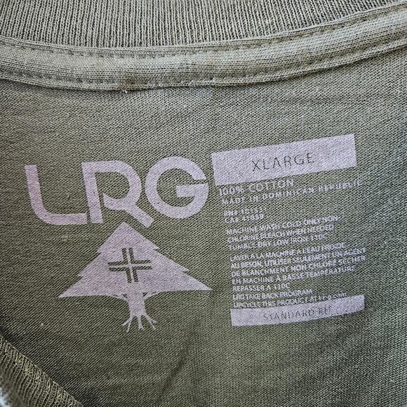 LRG Lifted Research Group Freshly Squeezed Shirt Green Size XL - Picture 4 of 6